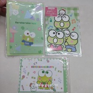 正版 Sanrio keroppi 賀卡 生日卡 心意卡
