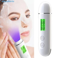 HUMBERTO Skin Analyzer, Portable Rechargeable Moisture Tester,|LCD Digital Professional Accurate Oil