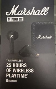 Marshall minor III 真無線藍牙耳機