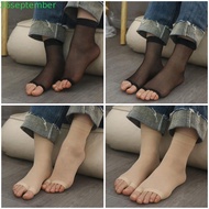 SEPTEMBER Ultrathin Women Hot Stocking Foot Ultrathin Spring Summer Care Socks Mid-Ankle