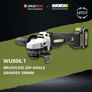 [3.3 SPECIALS] WORX WU806.1 Brushless 20V Angle Grinder 100mm
