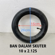 10x2.125 Electric Scooter Inner Tube with Bent Valve