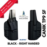 Bluetac IWB (inside waistband) Carbon Fiber Look Kydex Holster w/ Hook (Claw) for Canik TP9 SF Elite