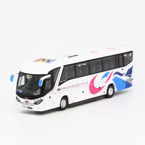1/120 Model 1 Hong Kong-Shenzhen-Hong Kong Rongli Tour Bus K360IB4X2NB Die-Cast Metal Model Collecti
