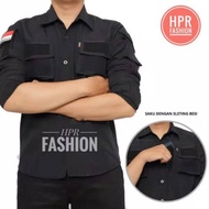 KEMEJA HITAM Shirt 511 Black | Black Field Shirt | Black PDL Shirt