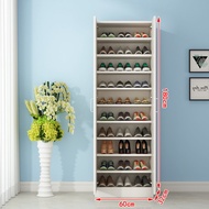 Solid Wood Shoe Cabinet with Door Shoe Rack Large Capacity Entrance Cabinet about Balcony Hall Cabinet Storage Locker Storage Shoe Rack Bto Hdb Shoes Storage Stand