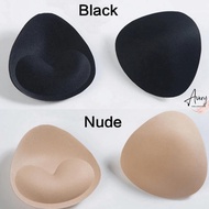 Push Up Bra Pad Without Glue, Additional Bra Foam, Triangle Push Up Bra Pads Foam, Bra Pad Sponge, B