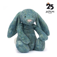 Jellycat Luxury Extremely Soothing Rabbit/Azure Celebration Blue Rose/51cm eslite