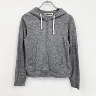 VIVIENNE TAM 全拉鍊連帽衫，灰色，1 碼，古著。