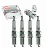 4 pc NGK V-Power Spark Plugs compatible with Mercedes-Benz 190E 2.3L L4 1984-1993