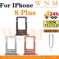 For IPhone 8 Plus  Sim Tray Card Slot Holder Card Holder Reader SD Slot Adapter Replacement Part
