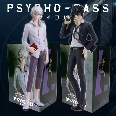 Psycho-pass Psycho Pass 18cm Makishima Shougo Kougami Shinya Anime Pvc modelo figura Cool Man escrit