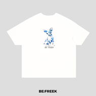 BEFREEK เสื้อยืดสกรีนลาย BE TOUGH CHIHUAHUA ทรง OVERSIZE สีขาว BE TOUGH CHIHUAHUA OVERSIZE WHITE T-