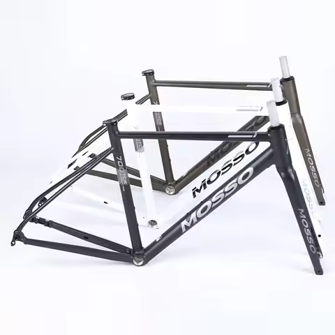 700C MOSSO 700TCS Road Frame Disc Brake Road Bike Aluminum Alloy Frame with Fork 12x142mm Thur Axle