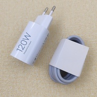 Xiaomi 120W Charger EU Turbo ชาร์จอะแดปเตอร์ไฟผนัง 1/1.5/2 M 6A PD ประเภท C สําหรับ Mi 15 14 13 T Ul