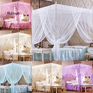 SLS Romantic Princess Lace Canopy Mosquito Net No Frame for Twin Full Queen King Bed