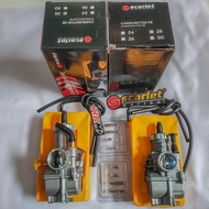 KARBURATOR CARBU KARBU CARBURETOR PE 26 PE26 PE28 PE 28 SILVER REAMER DISPORT POWER JET POWERJET LEM