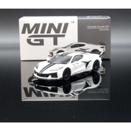 Mini GT 1/64 677 Chevrolet Corvette Z06 2023 Arctic White LHD
