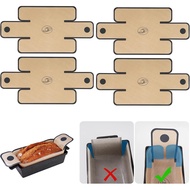 NiHome Silicone Bread Sling, Nonstick Reusable Loaf Pan Liner, Brown | Eco-Friendly Fits 9x5, 9.5x5,