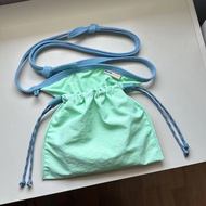 Thailand Niche Brand Focco Rocco Drawstring Crossbody Bag Personalized Design Apron Shaped Shoulder