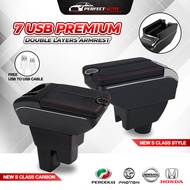 Car Arm Rest USB Port Armrest Console Box Axia Bezza Viva Myvi Aruz Persona VVT Saga Exora BLM FLX