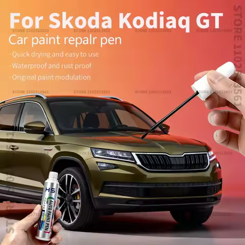 For Skoda Kodiaq GT Car Paint Repair Pen Touch Up Scratch Remover DIY Auto Accessories White LY9H Bl