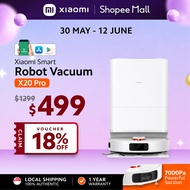 Xiaomi Smart Robot Vacuum X20 Pro | 7000Pa | All-in-one Base Station + Hot Air Drying | Vacuum & Mop