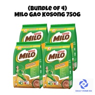 Milo Instant Chocolate Malt Drink Powder with Milk - Gao Kosong (Exp : Feb 2027)