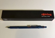全新 Rotring 600 NONBLE 0.5mm Mechanical Pencil Blue