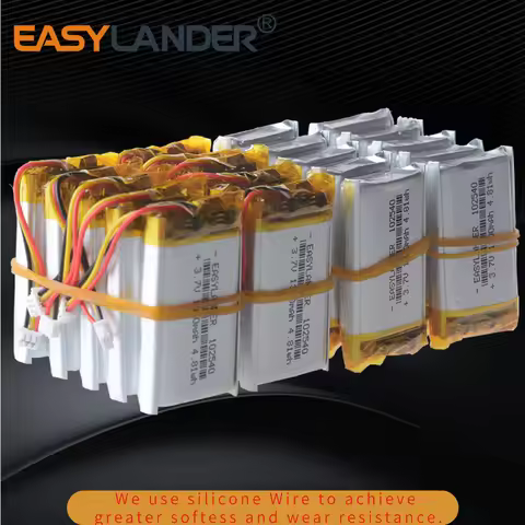 10Pcs/Lot JST1.25mm 3Pin 3.7V 1300mAh 102540 Lithium Li-ion Polymer Battery 302540 402540 502540 602