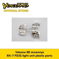 Yokomo RE Amemiya RX-7 FD3S light unit plastic parts for remote control car (SD-REALB)