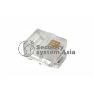 RJ11-6P4C PLUG (6P4C) / MODULAR PLUG CONNECTOR TELEPHONE NETWORK CONNECTORS