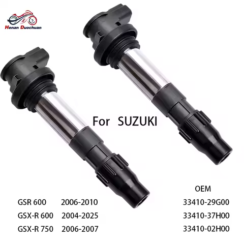 Motorcycle Ignition Coil for SUZUKI GSR600 GSX-R600 GSX-R750 33410-29G00 33410-37H00 33410-02H00 129