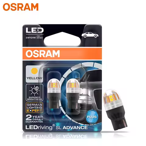 OSRAM LEDriving SL Advance T20 WY21W 7440 12V Car Turn Signal Light LED Tail Lamp Brake Fog Bulb Yel