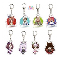 Anime Keychain Uma Musume Pretty Derby Acrylic Stand Ornaments Keychain Oguri Cap Clear Bliss Agnes 