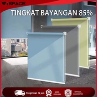 Roller Blind Window Roller Blind Blackout 85% Window Curtain Window Curtain Non-Headrail Window Curt