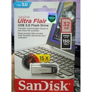 [JaVis] SANDISK 32GB ULTRA FLAIR CZ73 USB 3.0 FLASHDISK