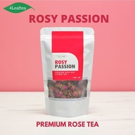 4Leaftea Rosy Passion Premium Rose Bud Flower Tea Calming Natural Rosebud Herbal Tea Teh Bunga Ros