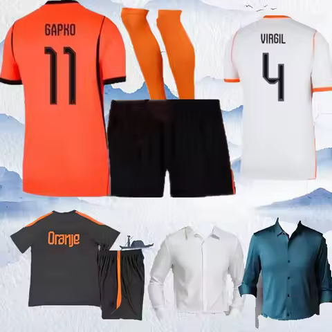 26 27 NederlandE jersey Decorative paintingTraining Suit Wit 2026 Holland Tenue Shirt Training Suit 