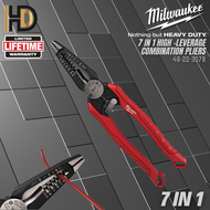 Milwaukee Combination Wire Pliers / GEN3 7 IN 1 Combination Pliers / Wire Stripper / 48-22-3078 / Milwaukee Hand Tool