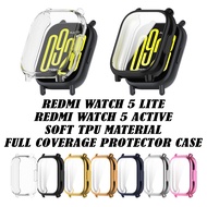 Redmi Watch 5 Lite/Active Casing RedMi Watch 5 Active Soft TPU Case Red mi Watch 5 Active Case Red m