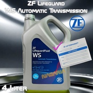 ZF WS (4 Liter) Lifeguard Auto Transmission Fluid ATF WS Auto Gear Oil- Vios, Altis, Camry, Vellfire