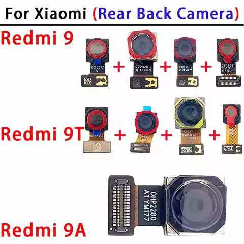 Rear Back Camera For Xiaomi Redmi 9 9A 9T Redmi9 Redmi9A Redmi9T Camera Module Backside View Replace