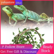 yekastore-sg Generic Reptile Vines  9.84ft Rattan 3 Climbing Branch Flexible Jungle Branches Habitat