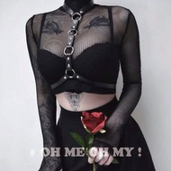 F/Dark Necklace/Necklace Necklace/Ring Necklace/Dancing Style/Textured Leather/Europe America/dancer