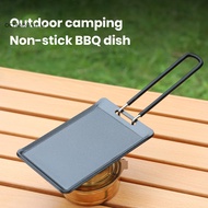 oc Picnic Cooker Outdoor Grill Pan Portable Stainless Steel Bbq Grill Pan for Outdoor Camping Non-stick Rectangle Steak Pan for Picnic Cookware Multifunctional Barbecue Tray