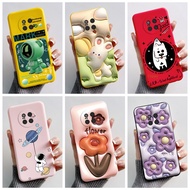 Huawei Mate 20 Pro Case Silicone Casing Fashion Space man Flower Pattern Cover Soft TPU Shockproof Phone Case
