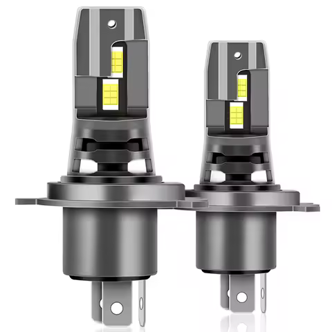 1/2PCS H4 LED Moto Motorcycle Headlight Bulb 12V 30000LM H4 9003 HB2 HS1 6000K Lamp Canbus For Yamah