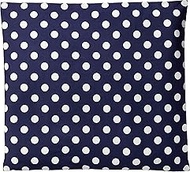 Hanahana 53-9907 Cover, Navy, 21.7 x 23.2 inches (55 x 59 cm), Made in Japan, Reversible, Dot