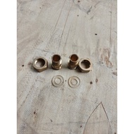 DN15 Water Meter Shrink Connector, Hexagonal External Thread Internal Thread Internal Thread Gauge C